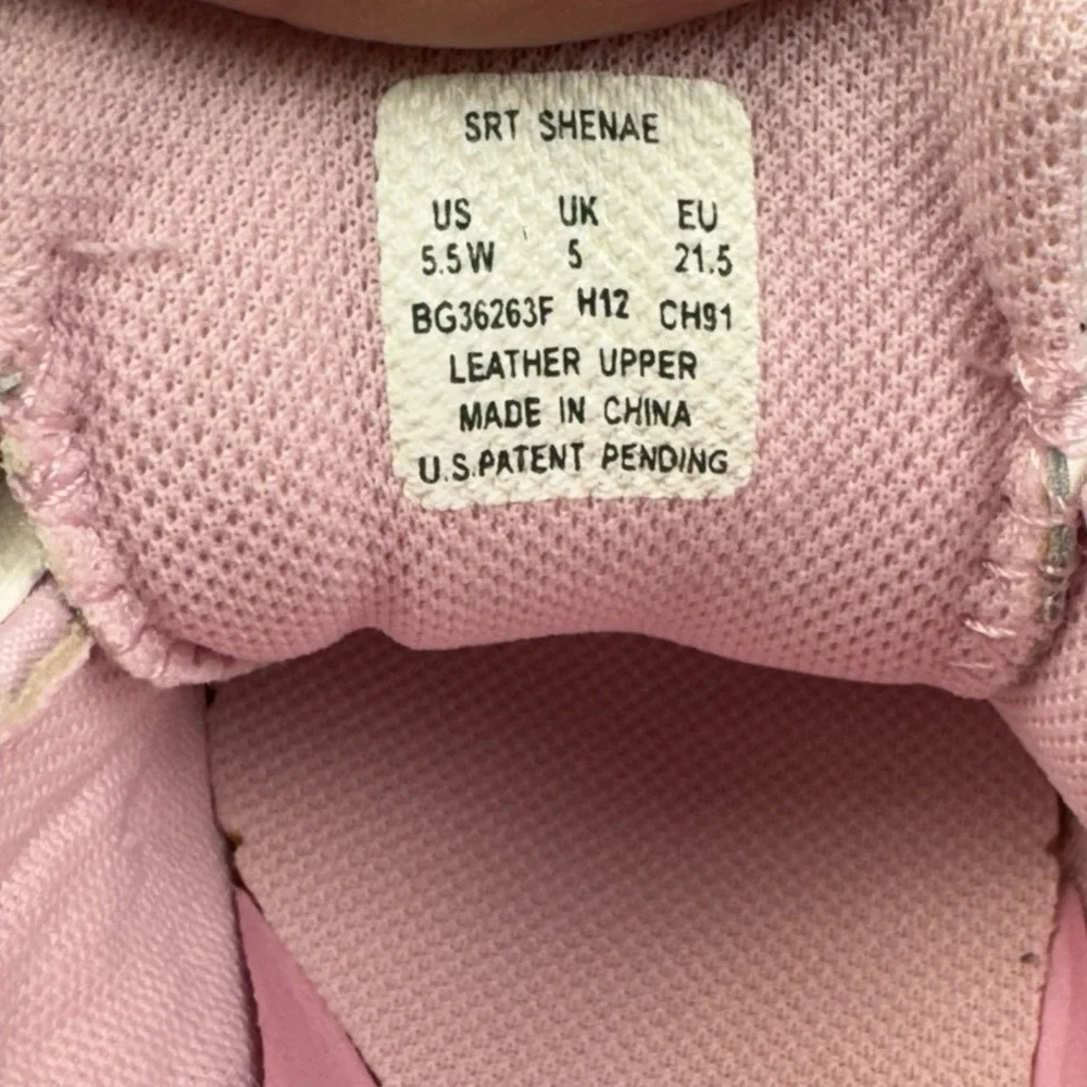 Little Girls Toddler Stride Rite Shenae White Pink Casual Sneakers Size 5.5 W